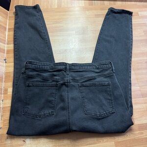 Buffalo mollie skinny  women's black jeans, size 12/32, high waisted, stretchy